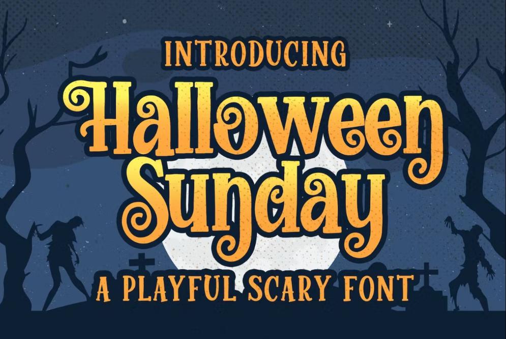 Playful Style Horror Font