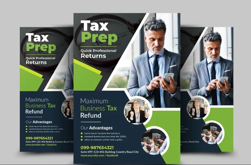Professional Tax Services Flyer Template