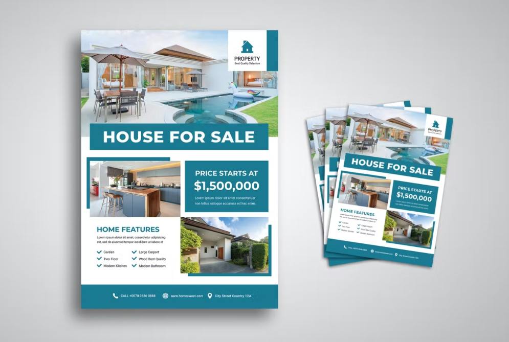 Property Listing Flyer Template