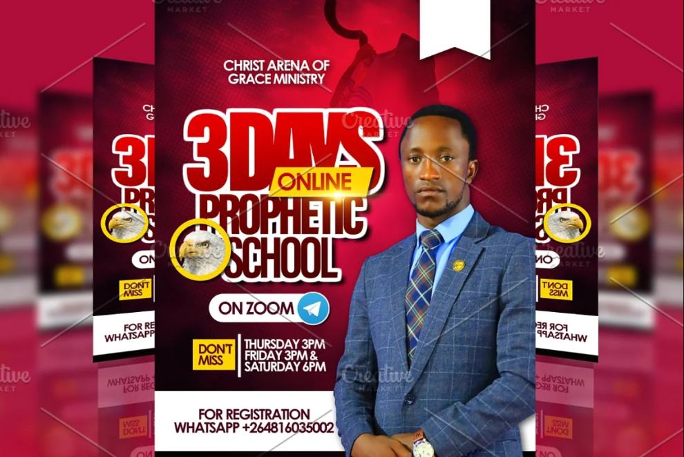 Prophetic Service Flyer Template PSD