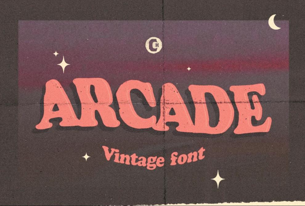 Rough Arcade Style font