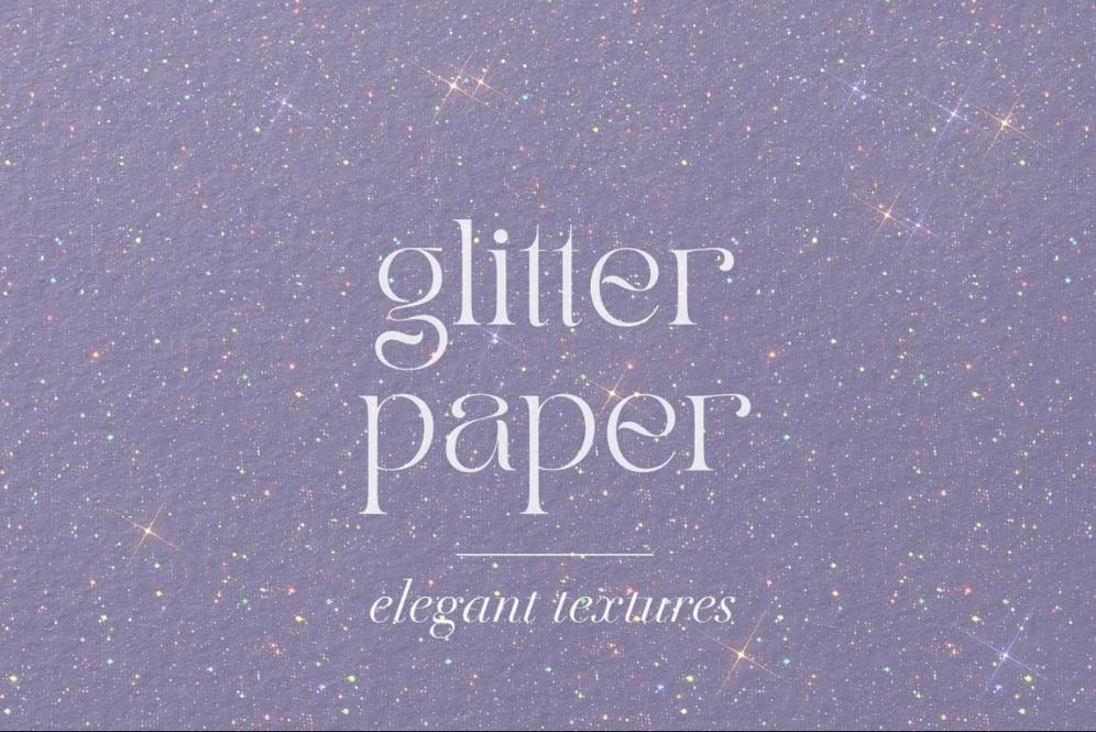 Simple Glitter Paper Background
