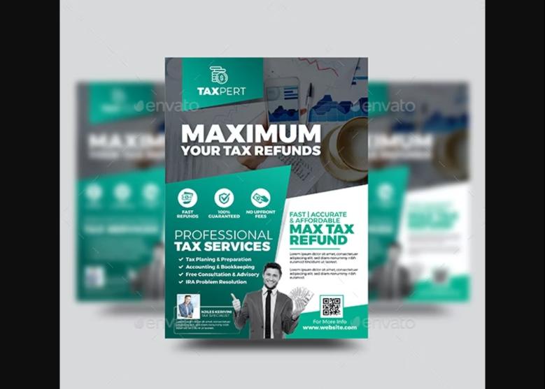 Tax Return Flyer Design