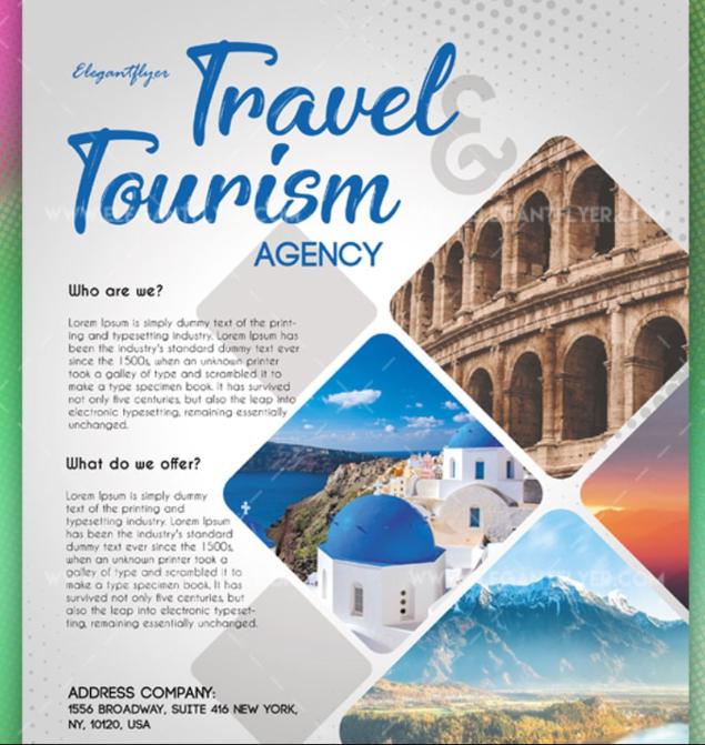 Travel and Tourism Flyer Design