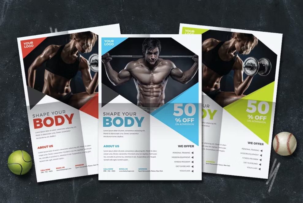 A4 Fitness Promotional Flyer