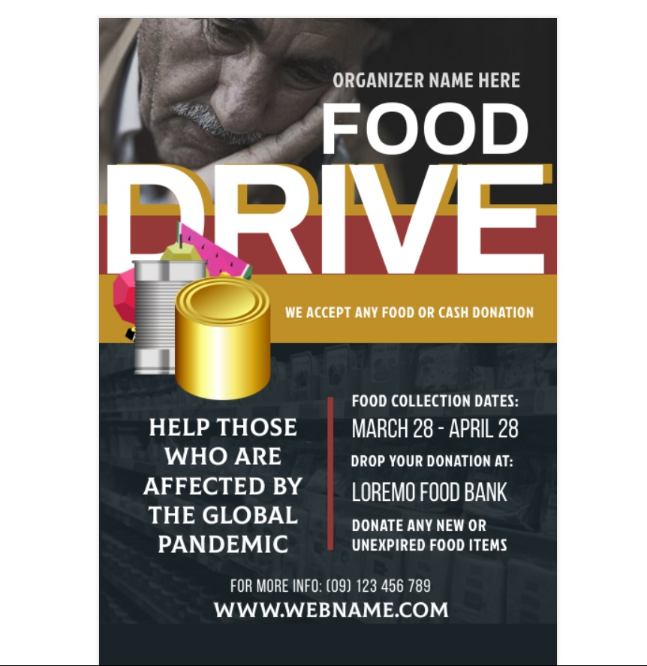 A4 Food Drive Event