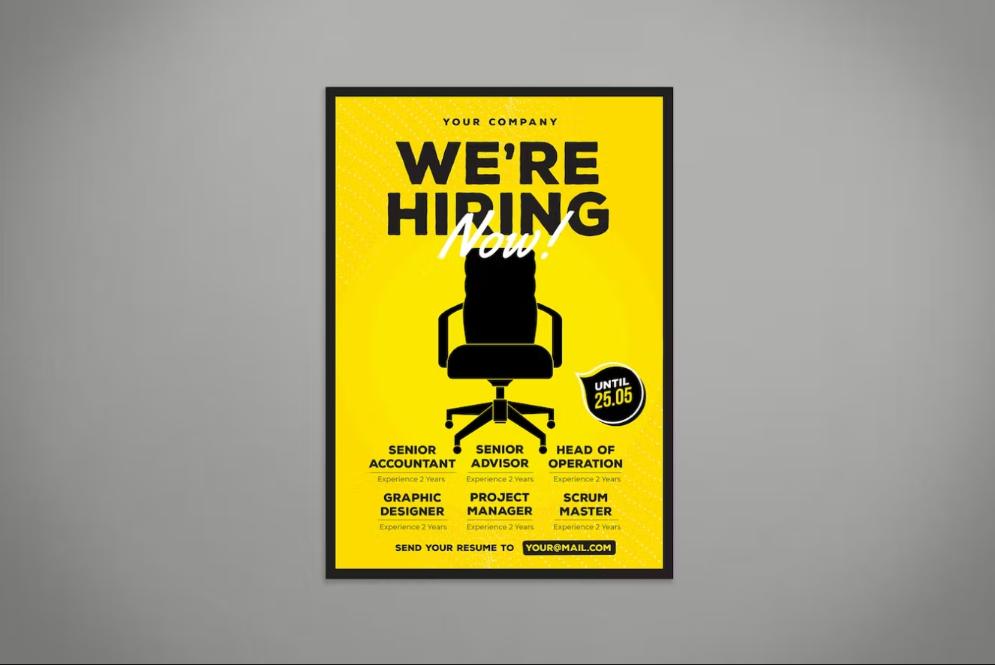 Ai and PSD Job Vacancy Flyer