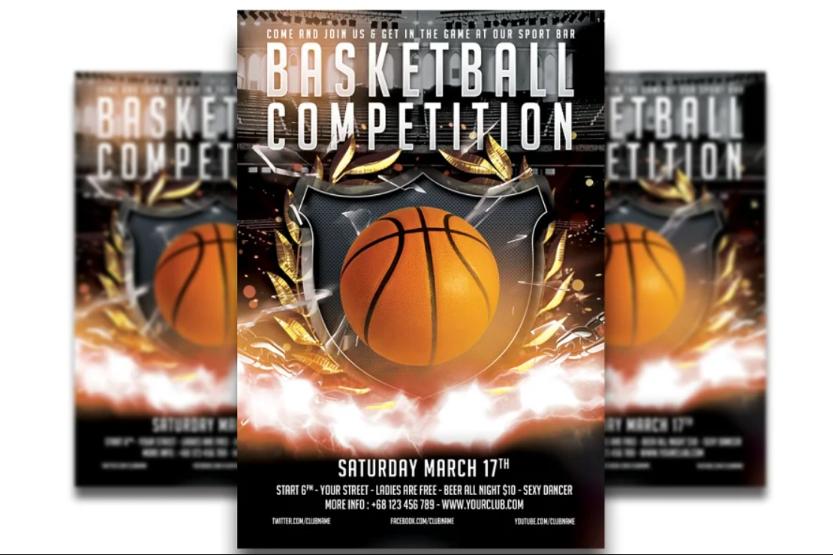 Basketball Competition Poster Design