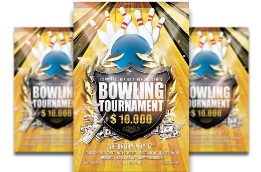 Bowling Tournament Flyer Template