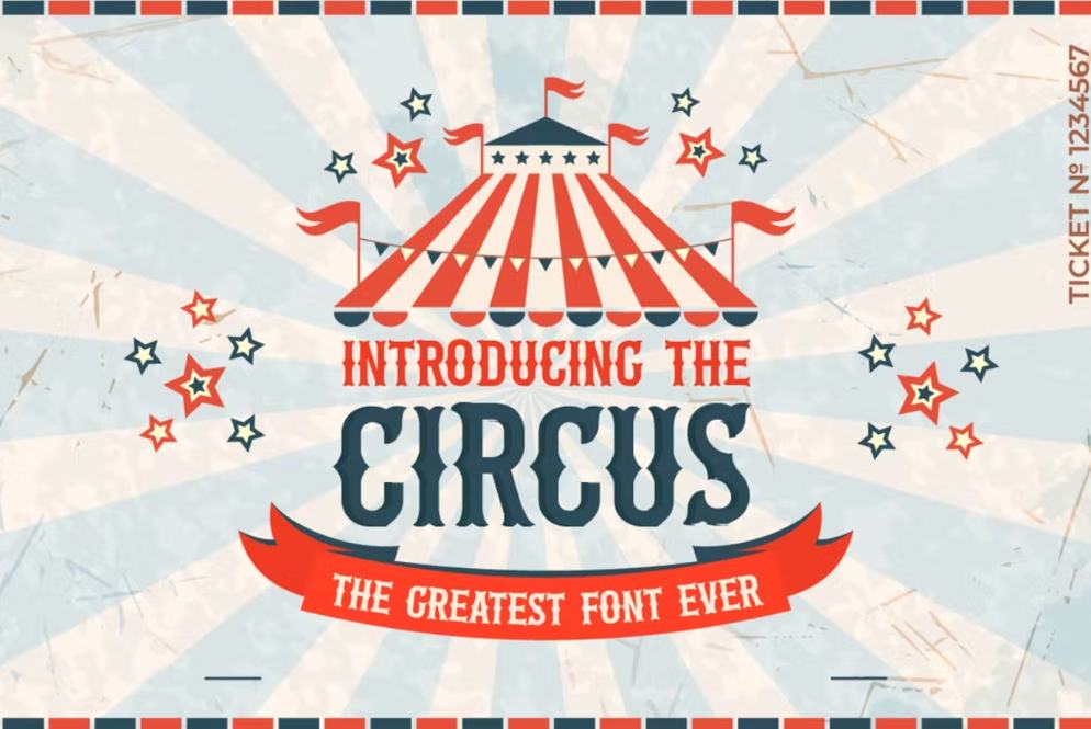 Creative Circus Typeface Design