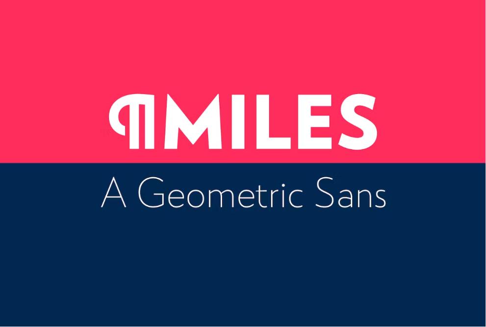 Creative Geometric Style Font 