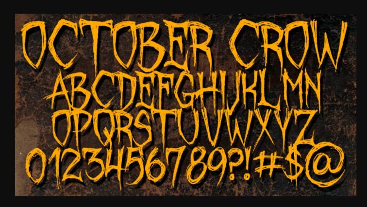 Creative Scary Font