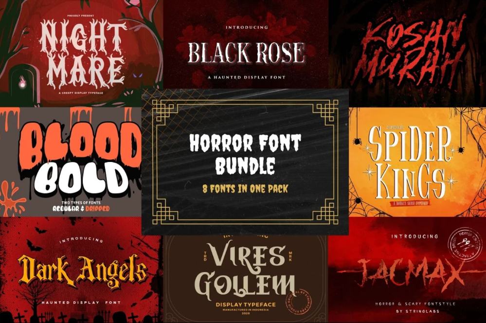 Decorative Thriller Style Fonts