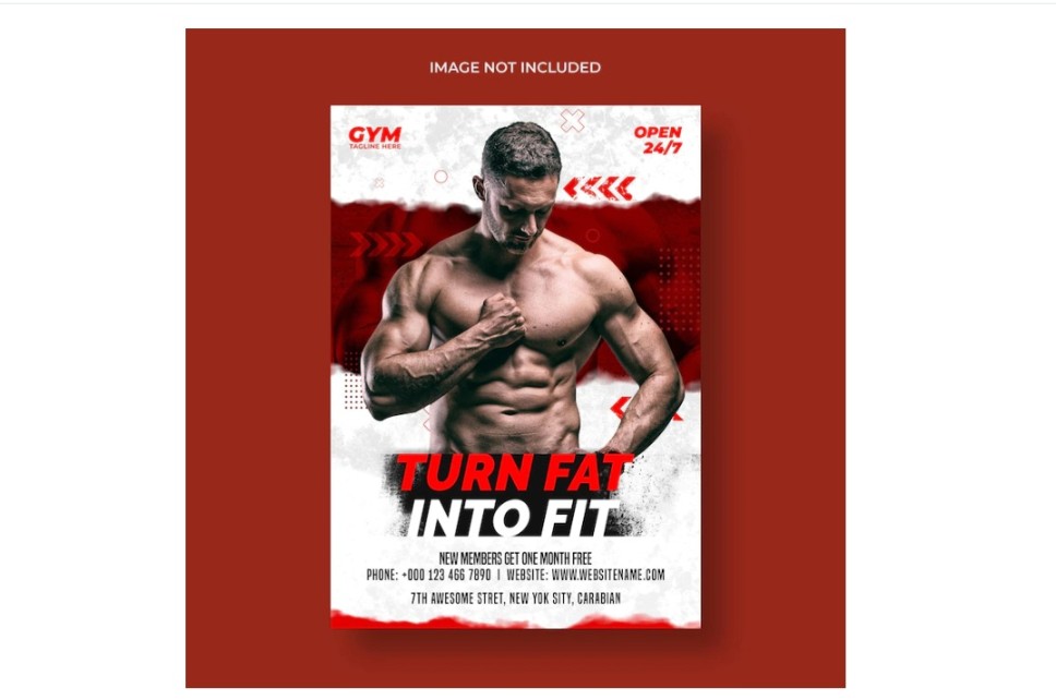 Free Gym Flyer Template