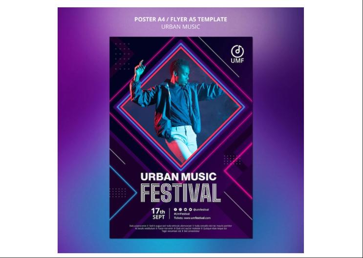 Free Music Festival Flyer
