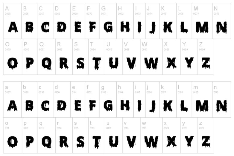 Free Scary Style Font