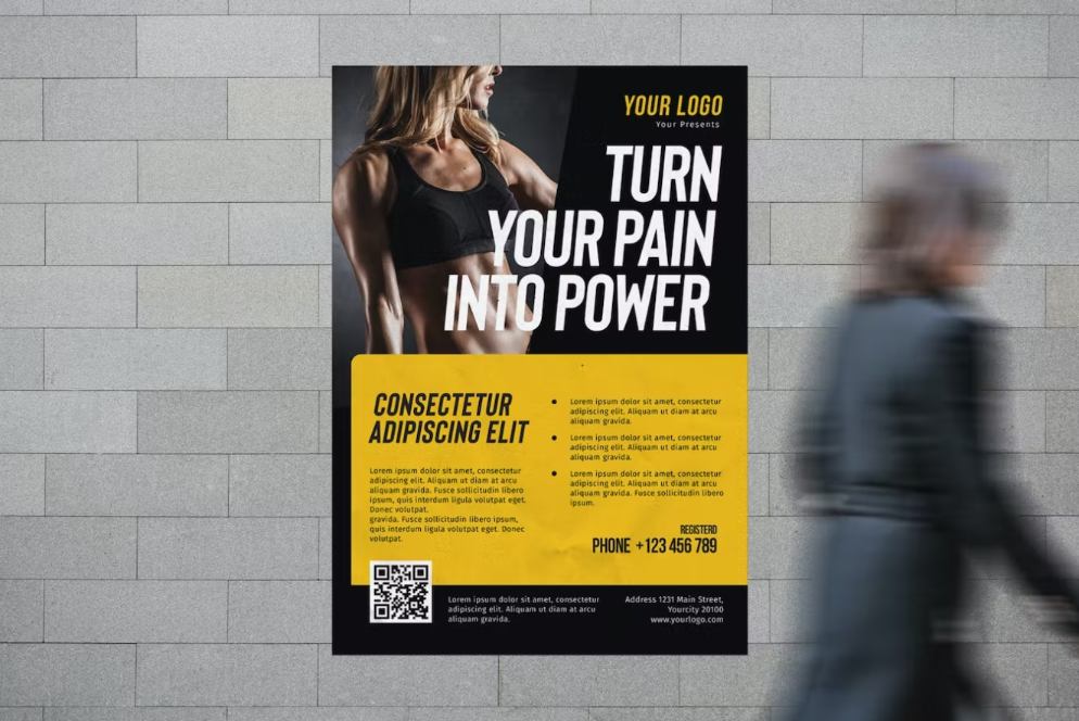 Fully Editable Trainer Flyer Template
