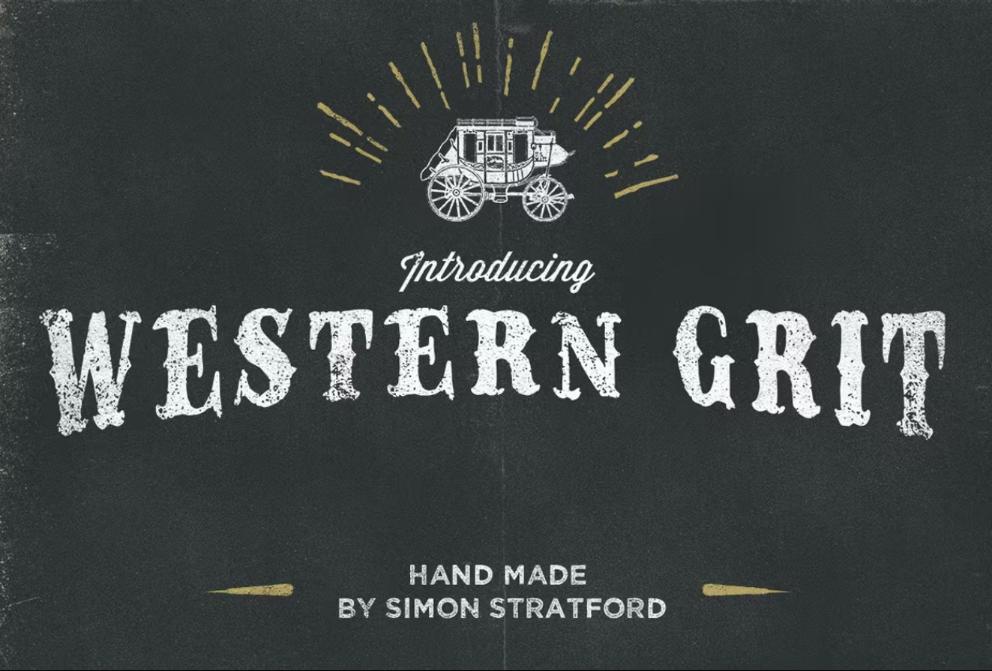 Hand Made Grit Typeface