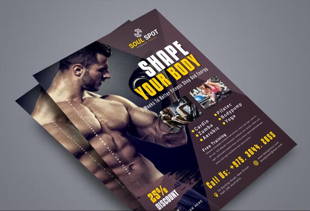 Health and Fitness Flyer Template