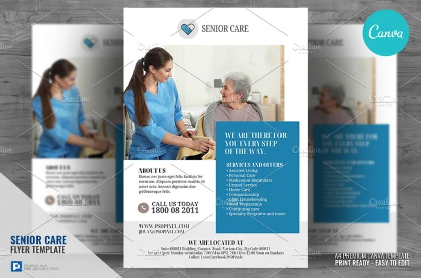 Home care Services Flyer Template