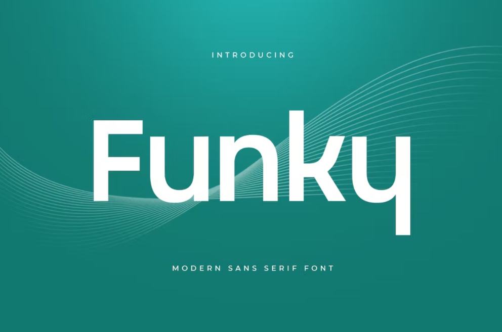 Modern Style Funky Typeface