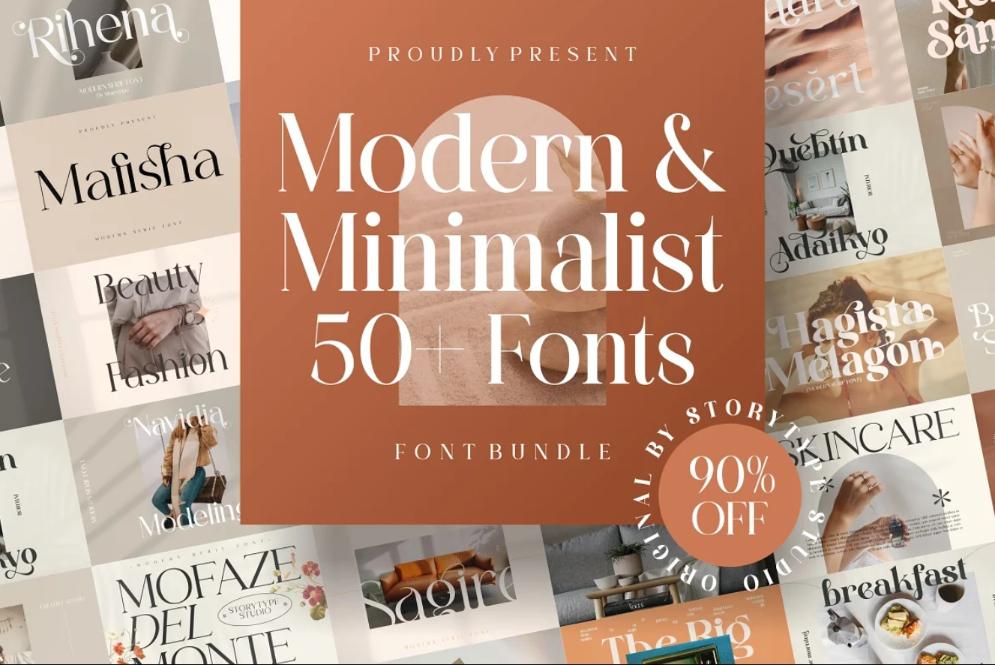 Modern and Minimalist Font Duo