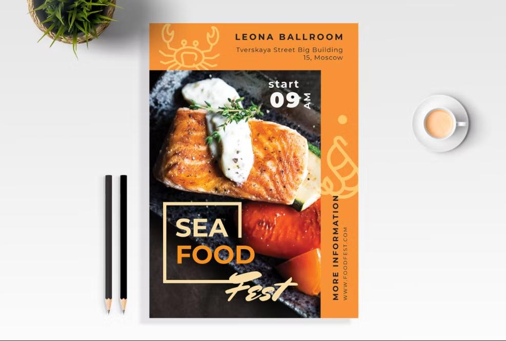 Sea Food Fest Flyer
