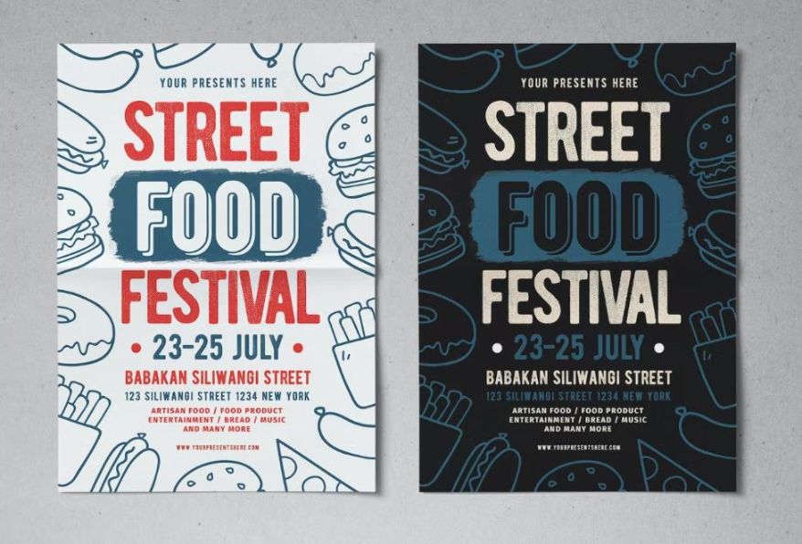 Street Food Fest Flyer Design