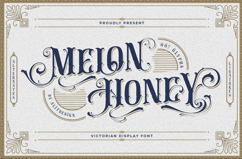 Vintage and Victorian Font