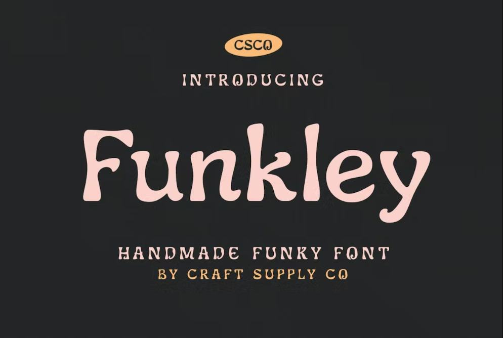 Well Crafted Funky Typeface