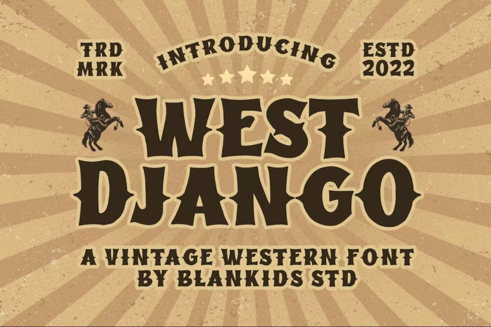 Western Packaging Dtyle Font