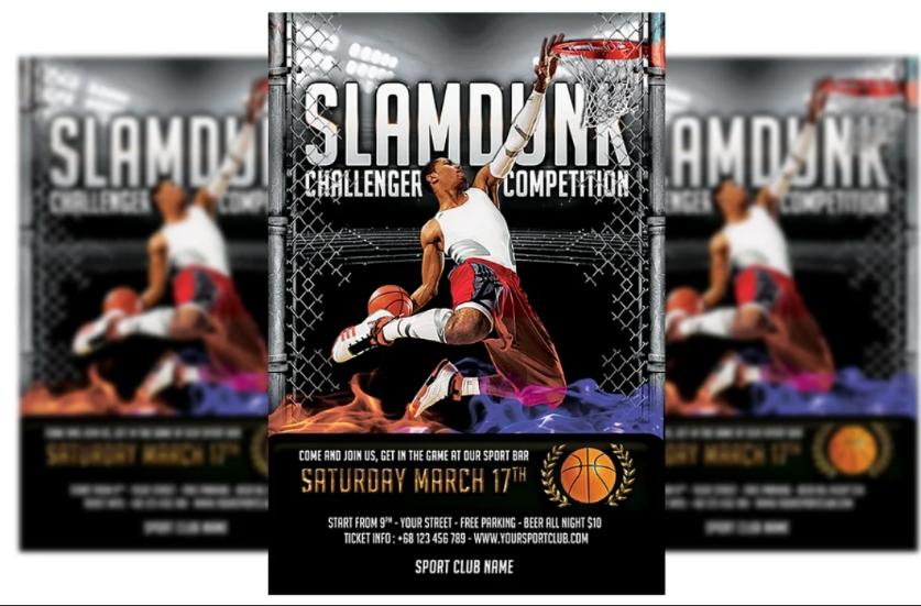 basketball Dunk Competition Flyer