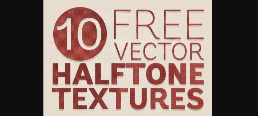 10 Free Vector Halftone Backgrounds