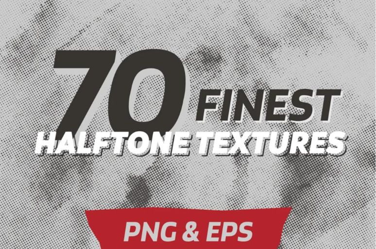70 Best Halftone Textures Pack