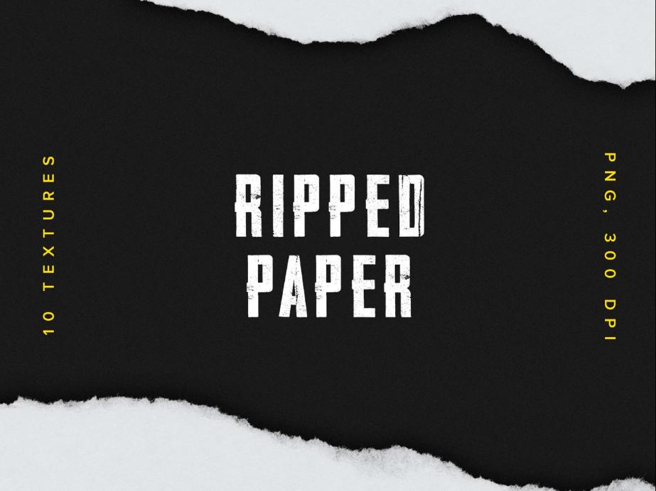 10 Free Ripped Paper Textures