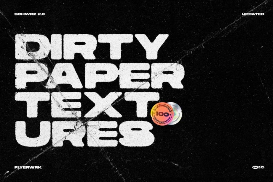 100 Dirty Paper Textures Set 