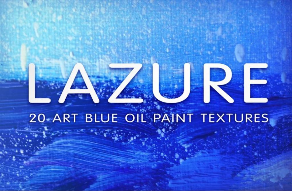 20 Art Blue Paint Textures