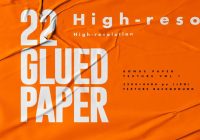 Glued paper Textures