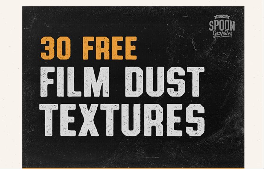 30 Free Film Dust Textures Set