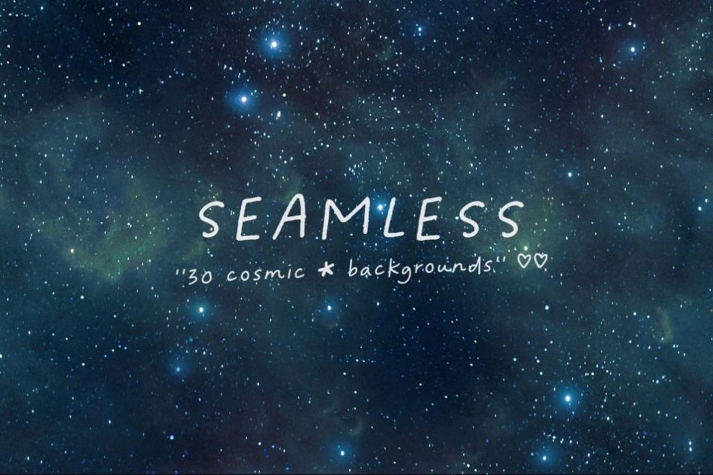 30 Seamless Cosmic Backgrounds