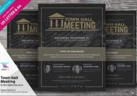 Towm Hall Meeting Flyer Template