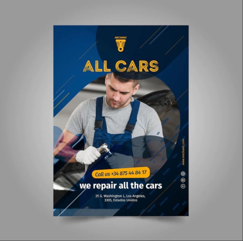 All cars Repair Services Poster