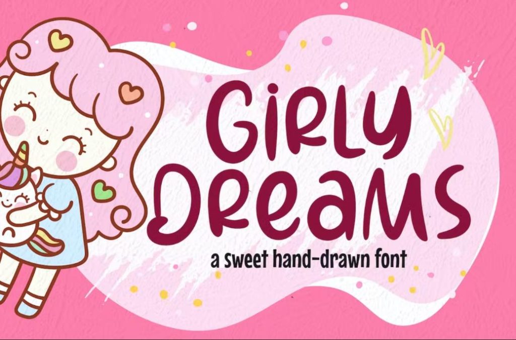 Casual Girly Font Style