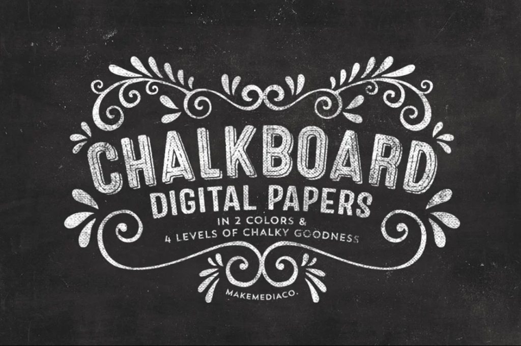 Chalkboard Digital paper Textures