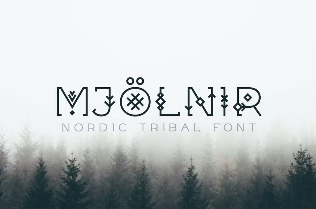 Creative Nordic Style Typeface