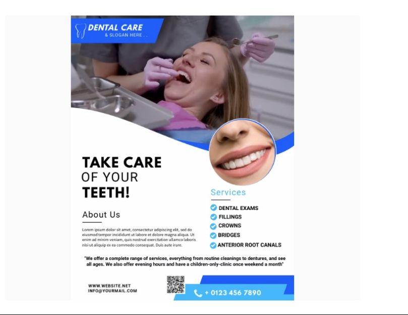Customizable Dental care Video