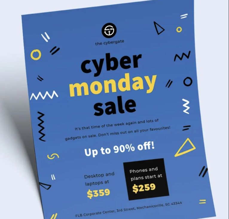 Cyber Monday Flyer Design