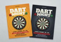 Darts Night Flyer Template