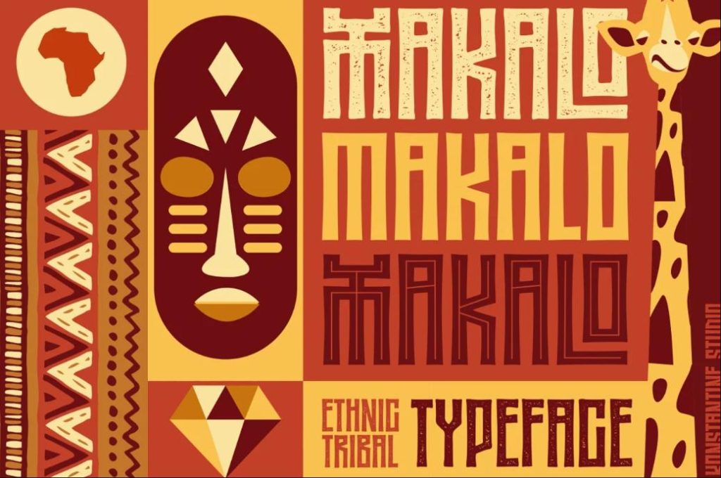 Ethnic Tribal Display Fonts