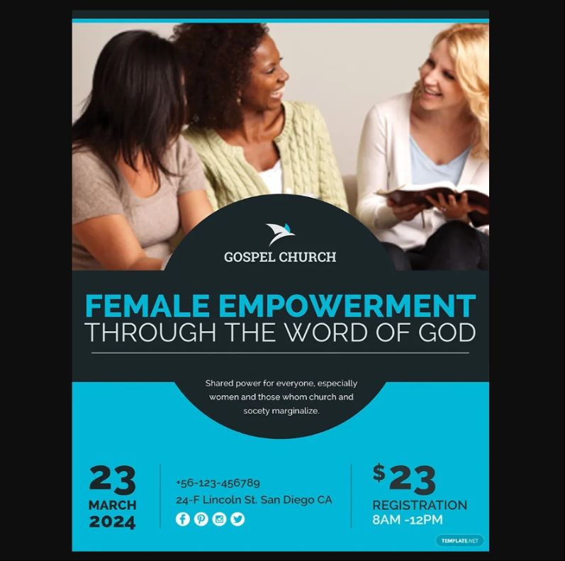 Female Empowerment Flyer Design